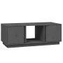 Couchtisch aus massivem grauem Kiefernholz, 110 x 50 x 40 cm von vidaXL, Couchtisch - Ref: Foro24-814426, Preis: 82,03 €, Rab...