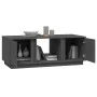 Couchtisch aus massivem grauem Kiefernholz, 110 x 50 x 40 cm von vidaXL, Couchtisch - Ref: Foro24-814426, Preis: 82,03 €, Rab...