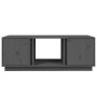 Solid gray pine wood coffee table 110x50x40 cm by vidaXL, Coffee table - Ref: Foro24-814426, Price: 82,03 €, Discount: %