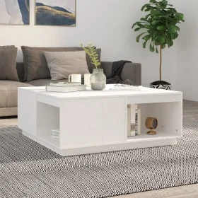 Solid white pine wood coffee table 100x101x40.5 cm by vidaXL, Coffee table - Ref: Foro24-814520, Price: 159,41 €, Discount: %