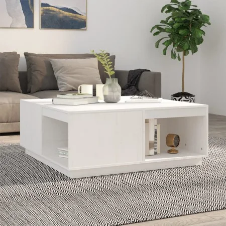 Couchtisch Massivholz Kiefer weiß 100x101x40,5 cm von vidaXL, Couchtisch - Ref: Foro24-814520, Preis: 159,41 €, Rabatt: %