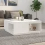 Couchtisch Massivholz Kiefer weiß 100x101x40,5 cm von vidaXL, Couchtisch - Ref: Foro24-814520, Preis: 159,41 €, Rabatt: %