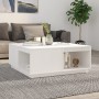 Couchtisch Massivholz Kiefer weiß 100x101x40,5 cm von vidaXL, Couchtisch - Ref: Foro24-814520, Preis: 161,24 €, Rabatt: %
