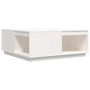 Mesa de centro madera maciza de pino blanco 100x101x40,5 cm de vidaXL, Mesas de centro - Ref: Foro24-814520, Precio: 161,24 €...