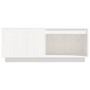 Couchtisch Massivholz Kiefer weiß 100x101x40,5 cm von vidaXL, Couchtisch - Ref: Foro24-814520, Preis: 161,24 €, Rabatt: %