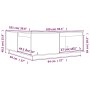 Couchtisch Massivholz Kiefer weiß 100x101x40,5 cm von vidaXL, Couchtisch - Ref: Foro24-814520, Preis: 161,24 €, Rabatt: %