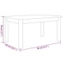 Couchtisch aus massivem Kiefernholz 80x50x40 cm von vidaXL, Couchtisch - Ref: Foro24-814279, Preis: 47,65 €, Rabatt: %