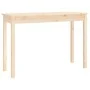 Solid pine wood console table 110x40x75 cm by vidaXL, Side tables - Ref: Foro24-814239, Price: 55,38 €, Discount: %