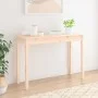 Solid pine wood console table 110x40x75 cm by vidaXL, Side tables - Ref: Foro24-814239, Price: 55,38 €, Discount: %