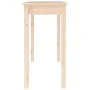 Solid pine wood console table 110x40x75 cm by vidaXL, Side tables - Ref: Foro24-814239, Price: 55,38 €, Discount: %