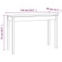 Solid pine wood console table 110x40x75 cm by vidaXL, Side tables - Ref: Foro24-814239, Price: 55,78 €, Discount: %