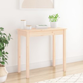 Konsolentisch aus massivem Kiefernholz, 80 x 40 x 75 cm von vidaXL, Seitentische - Ref: Foro24-814244, Preis: 51,52 €, Rabatt: %