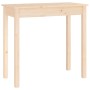 Mesa consola madera maciza de pino 80x40x75 cm de vidaXL, Mesas auxiliares - Ref: Foro24-814244, Precio: 50,07 €, Descuento: %