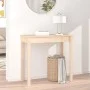 Solid pine wood console table 80x40x75 cm by vidaXL, Side tables - Ref: Foro24-814244, Price: 49,67 €, Discount: %