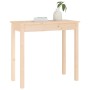 Solid pine wood console table 80x40x75 cm by vidaXL, Side tables - Ref: Foro24-814244, Price: 51,52 €, Discount: %