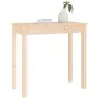 Solid pine wood console table 80x40x75 cm by vidaXL, Side tables - Ref: Foro24-814244, Price: 49,67 €, Discount: %