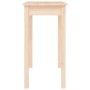 Solid pine wood console table 80x40x75 cm by vidaXL, Side tables - Ref: Foro24-814244, Price: 51,52 €, Discount: %
