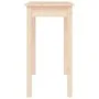 Solid pine wood console table 80x40x75 cm by vidaXL, Side tables - Ref: Foro24-814244, Price: 49,67 €, Discount: %
