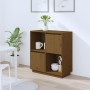Aparador de madera maciza de pino marrón miel 74x35x80 cm by vidaXL, Sideboards - Ref: Foro24-814352, Price: 58,78 €, Discoun...