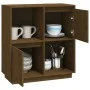 Massiver Kiefernholz-Sideboard in Honigbraun 74x35x80 cm. von vidaXL, Sideboards - Ref: Foro24-814352, Preis: 58,78 €, Rabatt: %