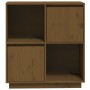 Aparador de madera maciza de pino marrón miel 74x35x80 cm by vidaXL, Sideboards - Ref: Foro24-814352, Price: 58,78 €, Discoun...