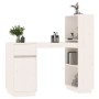 Schreibtisch aus massivem weißem Kiefernholz, 110 x 53 x 117 cm von vidaXL, Schreibtische - Ref: Foro24-814510, Preis: 189,59...