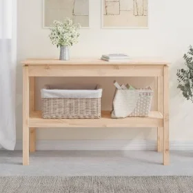 Konsolentisch aus massivem Kiefernholz, 110 x 40 x 75 cm von vidaXL, Seitentische - Ref: Foro24-814299, Preis: 88,52 €, Rabat...