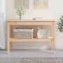 Solid pine wood console table 110x40x75 cm by vidaXL, Side tables - Ref: Foro24-814299, Price: 90,97 €, Discount: %