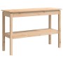 Solid pine wood console table 110x40x75 cm by vidaXL, Side tables - Ref: Foro24-814299, Price: 90,97 €, Discount: %