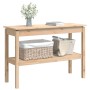 Solid pine wood console table 110x40x75 cm by vidaXL, Side tables - Ref: Foro24-814299, Price: 90,97 €, Discount: %