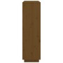 High sideboard solid honey brown pine wood 110.5x35x117 cm by vidaXL, Sideboards - Ref: Foro24-814372, Price: 109,37 €, Disco...