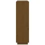 High sideboard solid honey brown pine wood 110.5x35x117 cm by vidaXL, Sideboards - Ref: Foro24-814372, Price: 109,37 €, Disco...