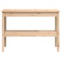Solid pine wood console table 110x40x75 cm by vidaXL, Side tables - Ref: Foro24-814299, Price: 90,97 €, Discount: %