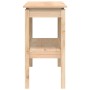 Solid pine wood console table 110x40x75 cm by vidaXL, Side tables - Ref: Foro24-814299, Price: 90,97 €, Discount: %