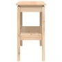 Solid pine wood console table 110x40x75 cm by vidaXL, Side tables - Ref: Foro24-814299, Price: 88,52 €, Discount: %