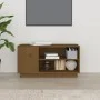 TV-Schrank aus massivem Kiefernholz, honigbraun, 80 x 35 x 40,5 cm von vidaXL, TV-Möbel - Ref: Foro24-814407, Preis: 51,95 €,...