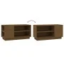 TV-Schrank aus massivem Kiefernholz, honigbraun, 80 x 35 x 40,5 cm von vidaXL, TV-Möbel - Ref: Foro24-814407, Preis: 51,95 €,...