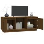 TV-Ständer aus massivem Kiefernholz honigbraun 110,5x35x44 cm von vidaXL, TV-Möbel - Ref: Foro24-814342, Preis: 60,69 €, Raba...