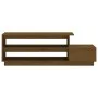 Mesa de centro madera maciza de pino marrón miel 120x50x40,5 cm de vidaXL, Mesas de centro - Ref: Foro24-814417, Precio: 92,9...
