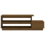 Mesa de centro madera maciza de pino marrón miel 120x50x40,5 cm de vidaXL, Mesas de centro - Ref: Foro24-814417, Precio: 92,9...