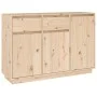 Sideboard aus massivem Kiefernholz, 110 x 34 x 75 cm von vidaXL, Sideboards - Ref: Foro24-814329, Preis: 159,84 €, Rabatt: %