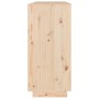 Solid pine wood sideboard 110x34x75 cm by vidaXL, Sideboards - Ref: Foro24-814329, Price: 162,41 €, Discount: %