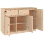Sideboard aus massivem Kiefernholz, 110 x 34 x 75 cm von vidaXL, Sideboards - Ref: Foro24-814329, Preis: 162,41 €, Rabatt: %