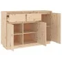 Solid pine wood sideboard 110x34x75 cm by vidaXL, Sideboards - Ref: Foro24-814329, Price: 159,84 €, Discount: %