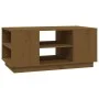 Massiver Couchtisch aus honigbraunem Kiefernholz, 90 x 49 x 40,5 cm von vidaXL, Couchtisch - Ref: Foro24-814402, Preis: 73,82...
