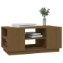 Solid honey brown pine wood coffee table 90x49x40.5 cm by vidaXL, Coffee table - Ref: Foro24-814402, Price: 73,82 €, Discount: %