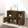 Honigbraunes Sideboard aus massivem Kiefernholz, 110,35 x 35 x 80 cm von vidaXL, Sideboards - Ref: Foro24-814357, Preis: 84,1...