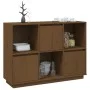 Honigbraunes Sideboard aus massivem Kiefernholz, 110,35 x 35 x 80 cm von vidaXL, Sideboards - Ref: Foro24-814357, Preis: 84,1...