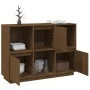 Honigbraunes Sideboard aus massivem Kiefernholz, 110,35 x 35 x 80 cm von vidaXL, Sideboards - Ref: Foro24-814357, Preis: 84,1...