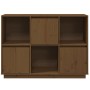 Honigbraunes Sideboard aus massivem Kiefernholz, 110,35 x 35 x 80 cm von vidaXL, Sideboards - Ref: Foro24-814357, Preis: 89,6...